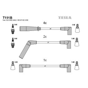 Compre Jogo de cabos de ignição da TESLA T191B a um preço baixo por 23,77 €
