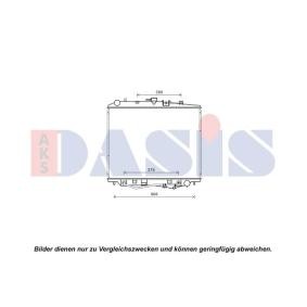 Achetez des Radiateur du moteur AKS DASIS 230006N à prix pour 233,65 €