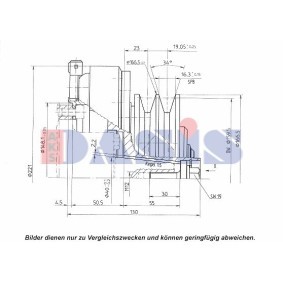 Magnetkupplung, Klimakompressor 851169N