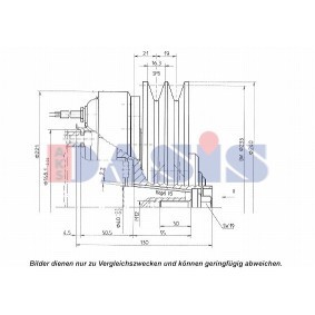 Magnetkupplung, Klimakompressor 851188N