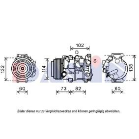 Acquista Compressore aria condizionata da AKS DASIS 852639N a buon mercato per soli 301,38 €