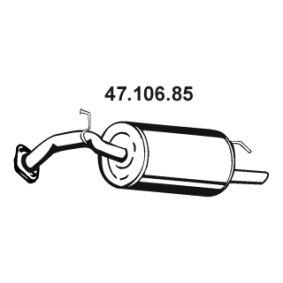 Endschalldämpfer 47.106.85 von EBERSPÄCHER günstig für 104,84 € online kaufen