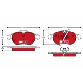 Acquista Kit pastiglie freni da TRW GDB1613DTE a buon mercato per soli 51,15 €