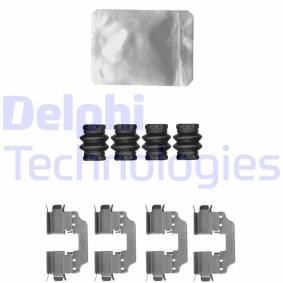 Zubehörsatz, Scheibenbremsbelag für NISSAN von DELPHI