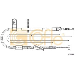 Handbremsseil 17.5046