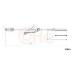 Handbremsseil 17.1555