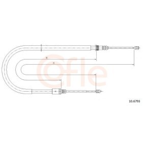 Handbremsseil 10.6793