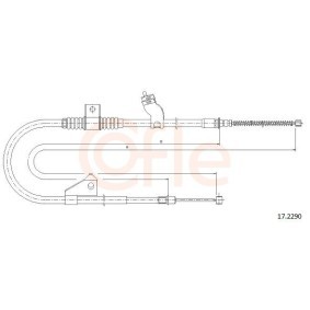 Handbremsseil 17.2290
