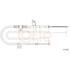 Handbremsseil 17.2291