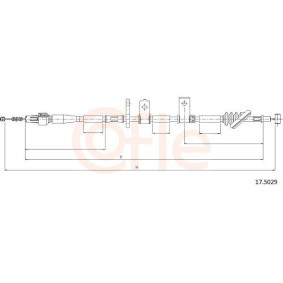 Handbremsseil 17.5029