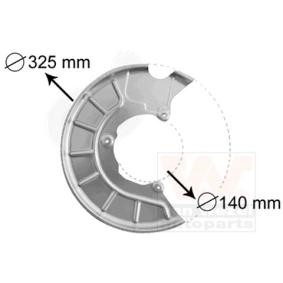 Comprar Chapa protectora contra salpicaduras, disco de freno de VAN WEZEL 7622372 a bajo precio de 15,79 €