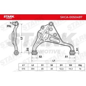 Querlenker SKCA-0050497 für Grand Vitara I SUV (FT, HT) für 59,48 CHF