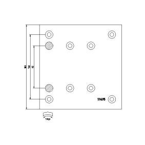 Comprar Juego de forros de freno, freno de tambor de TEXTAR 1949507 a bajo precio de 114,94 €