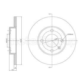 VOLKSWAGEN Bremsscheibe von METELLI