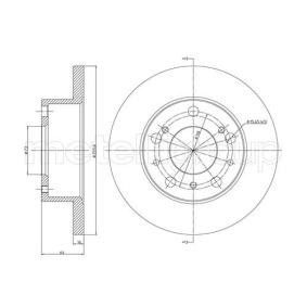 Achetez des Disque de frein METELLI 23-0134 à prix pour 21,84 €