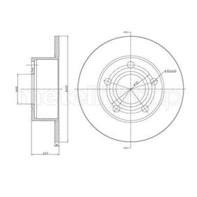 Achetez des Disque de frein METELLI 23-0395C à prix pour 33,99 €