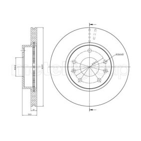 Bremsscheibe von METELLI 23-0526