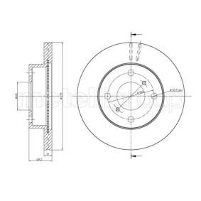 Achetez des Disque de frein METELLI 23-0587 à prix pour 36,03 €