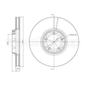 Bremsscheibe von METELLI