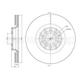 Achetez des Disque de frein METELLI 23-0726C à prix pour 70,67 €