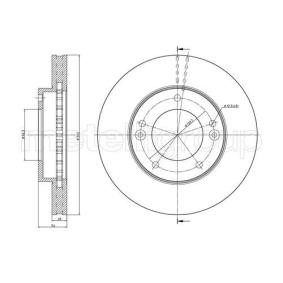 Achetez des Disque de frein METELLI 23-0776C à prix pour 71,66 €