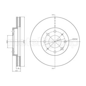 Bremsscheibe von METELLI