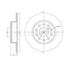 Achetez des Disque de frein METELLI 23-1248C à prix pour 37,81 €