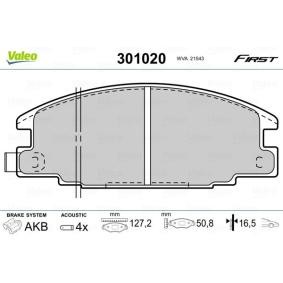 Acquista Kit pastiglie freni da VALEO 301020 a buon mercato per soli 21,06 €