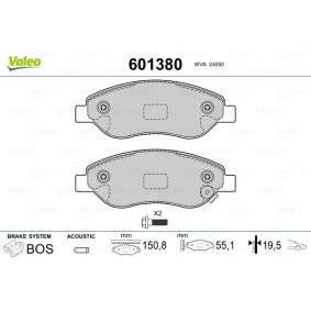 Achetez des Plaquettes de frein VALEO 601380 à prix pour 49,66 €