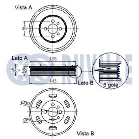 Osta RUVILLE Korkeapainepumppu netistä Corsa E Hatchback (X15)-mallille edulliseen hintaan