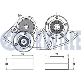 Achetez des Kit de distribution RUVILLE 5732071 à prix pour 72,85 €