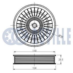 Achetez des Kit de distribution + pompe à eau RUVILLE 55580702 à prix pour 146,66 €
