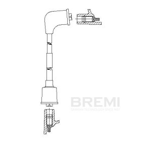 Compre Cabo de ignição da BREMI 315/80 a um preço baixo por 7,50 €