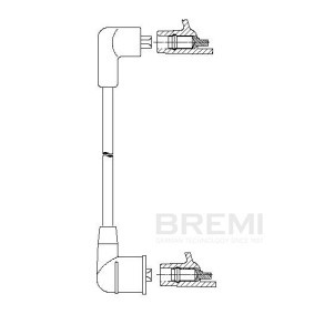 Compre Cabo de ignição da BREMI 6A77E56 a um preço baixo por 21,10 €