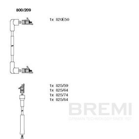 Compre Cabo de ignição da BREMI 6A81/40 a um preço baixo por 11,11 €