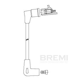 Compre Cabo de ignição da BREMI 734/51 a um preço baixo por 12,17 €