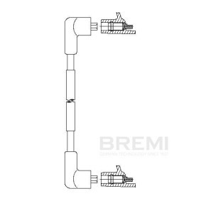 Compre Cabo de ignição da BREMI 739/54 a um preço baixo por 23,33 €