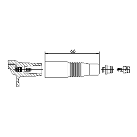 Stecker, Zündkerze 13308A5