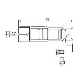 Stecker, Zündkerze 13317/5