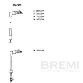 Compre Jogo de cabos de ignição da BREMI 300/417 a um preço baixo por 24,88 €