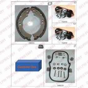 Comprar Kit frenos, disco de tambor de DELPHI 819 a bajo precio de 74,18 €