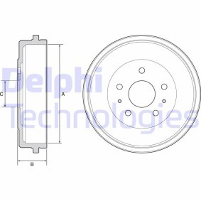 FORD Bremstrommel von DELPHI
