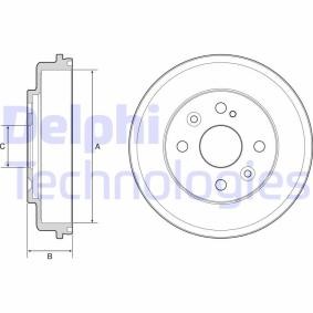 Compre Tambor de travão da DELPHI BF542 a um preço baixo por 50,03 €