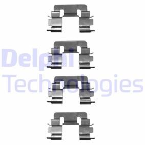 Zubehörsatz, Scheibenbremsbelag LX0610 für HONDA