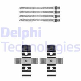 Kjøp Monteringssett, bremseklosser av DELPHI LX0604 til den lave prisen 292,07 NOK