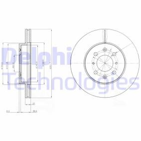 Compre Disco de travão da DELPHI BG2759C a um preço baixo por 49,15 €