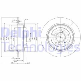 Compre Disco de travão da DELPHI BG2826C a um preço baixo por 22,50 €