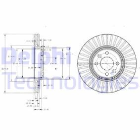Compre Disco de travão da DELPHI BG3430C a um preço baixo por 59,89 €