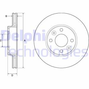 Compre Disco de travão da DELPHI BG3762C a um preço baixo por 60,91 €