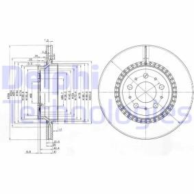 Compre Disco de travão da DELPHI BG3782C a um preço baixo por 51,11 €